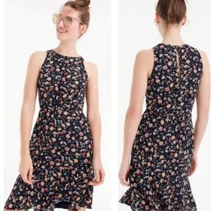 J Crew Merchantile Navy Floral Dress Size 00
